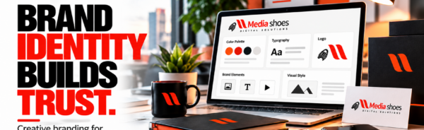 Brand identity and strategic business branding workspace