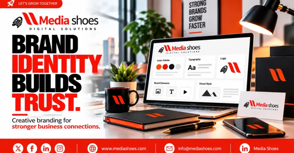 Brand identity and strategic business branding workspace