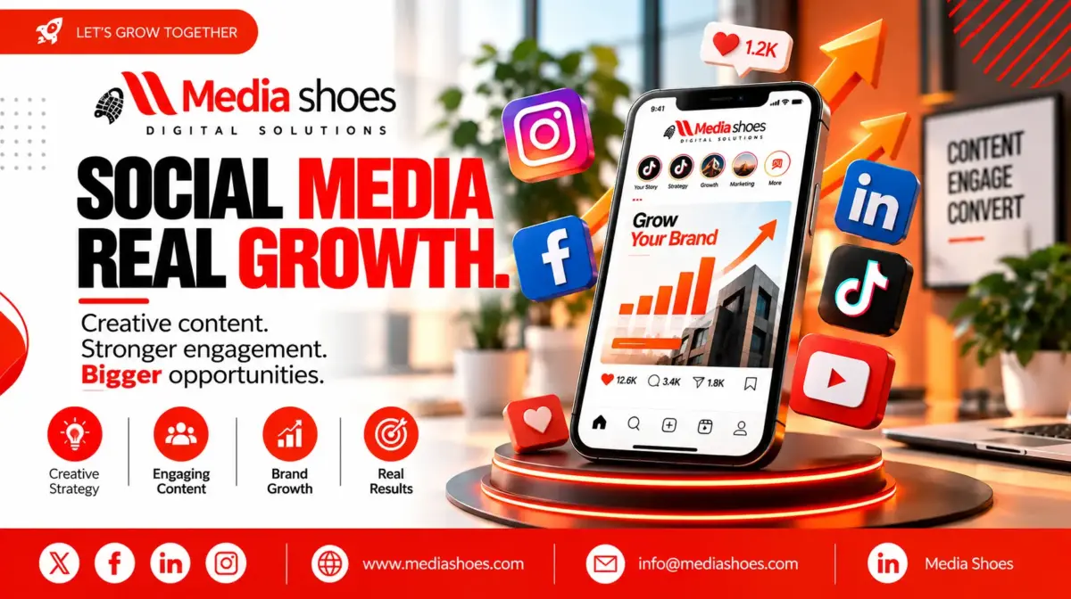 Social media marketing strategy and audience growth in action