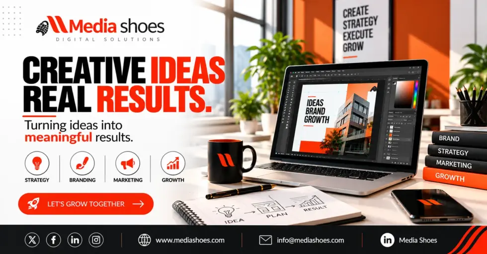 Creative digital strategy and marketing planning workspace